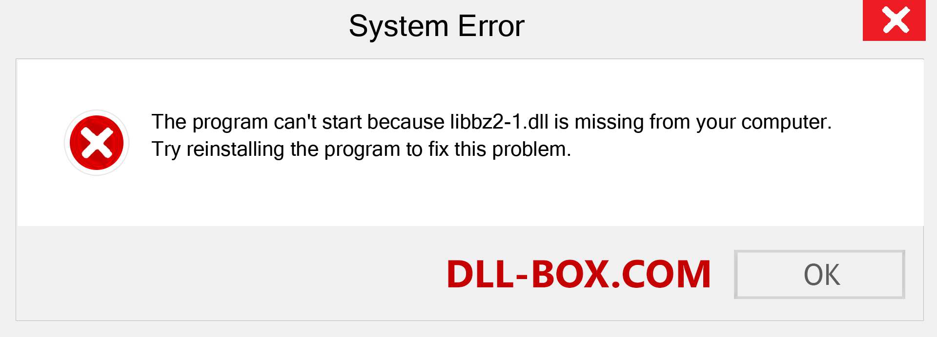  libbz2-1.dll file is missing?. Download for Windows 7, 8, 10 - Fix  libbz2-1 dll Missing Error on Windows, photos, images